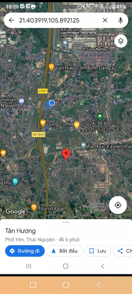 Bán đất thổ cư. vị trí đẹp, giá tốt theo khu vực tại Thị xã công nghiệp Phổ Yên- Thái Nguyên