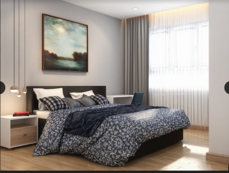 Căn hộ ở liền đường ngay Cầu Tham Lương bàn giao full nội thất giá 2,070 tỷ căn 2PN
