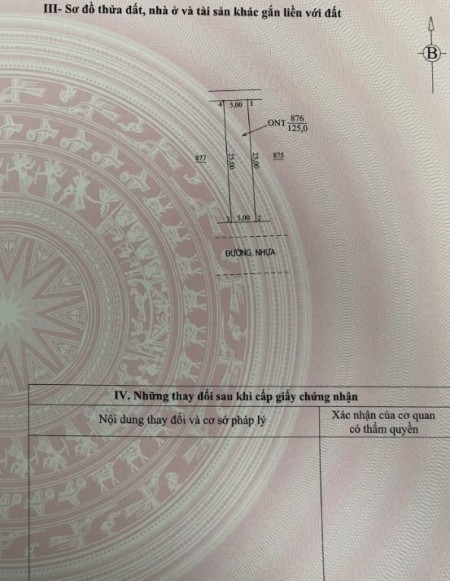 Mở bán cụm 13 lô, mặt tiền đường 5m, cách quốc lộ 14B đúng 30m, giá đầu tư, hỗ trợ vay
