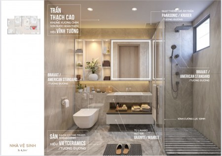 Căn 3PN căn hộ chung cư The Sang Residneces đẳng cấp, an hạn nợ gốc từ 18-24 tháng