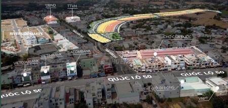 Bán 100m2 đất chợ Cần Đước sổ hồng riêng giảm giá mạnh mùa dịch liên hệ Phụng