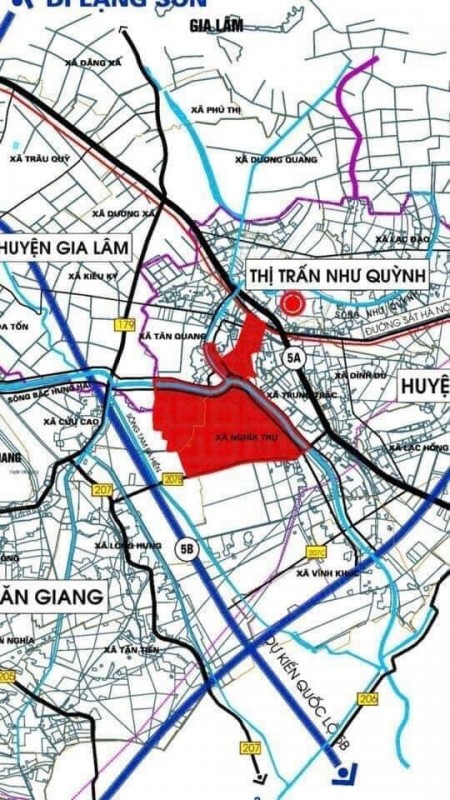 Khu dân cư 113 Như Quỳnh là dự án nằm ngay trung tâm Thị trấn Như Quỳnh, dt 75m2
