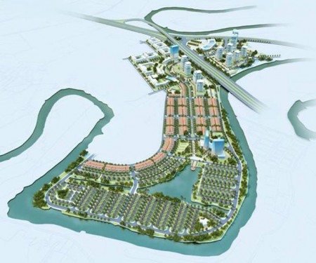 Dự án khu đô thị Việt Đức Legend City Bình Xuyên Vĩnh Phúc - Mặt đường QL 2A