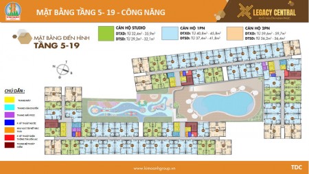 Trải nghiệm phong phú, tận hưởng sống sang cùng chung cư Legacy Central, giá tốt