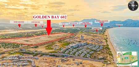 Golden Bay 602 ra nhanh nền gần quảng trường, đường Nguyễn Tất Thành. Giá cạnh tranh mùa Covid