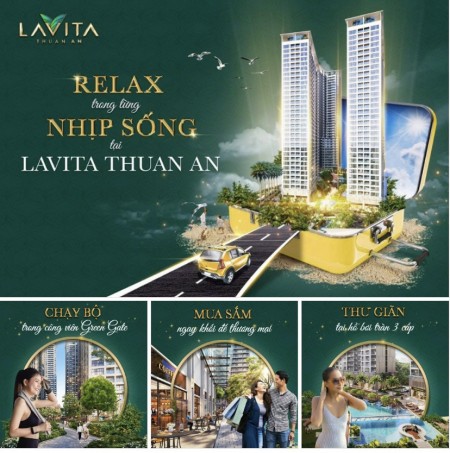 Căn hộ Smarthome giá rẻ mùa dịch chung cư Lavita Thuận An, pháp lí minh bạch, sở hữu lâu dài