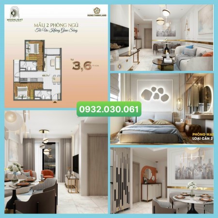 Căn hộ Moonlight Center Point mặt tiền Tên Lửa, ngay Aeon Mall Bình Tân chỉ 55tr/m2 0932030061