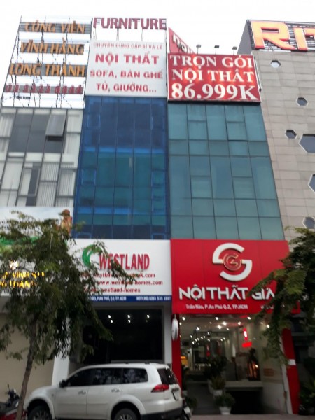 Cho Thuê Nhà vp 6 tầng Trần Não An Phú Quận 2 MS:345
