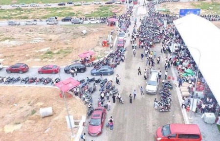 Thanh lý gấp lô đất diện tích 91m2 tại Mỹ Phước 3, gần ĐH Việt Đức, giá bán 1.15 tỷ