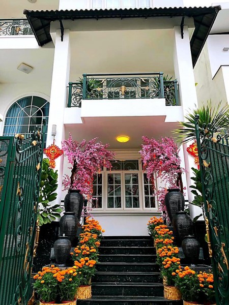 Nhà nguyên căn diện tích 250m2, lộ 8m, nội thất cao cấp, Quận 7, dt 10x25m, nội thất sang