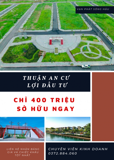 Cần bán đất đầu tư sinh lời sổ hồng cầm tay, bàn giao trống, giá tốt, liên hệ 0372884060