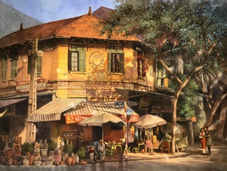 Nhà phố Trần Quang Diệu Đống Đa, dt 55m2, 5 tầng giá 3.8 tỷ, nhà mới gần vườn hoa