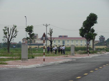 Đất sổ đỏ diện tích sử dụng 92,5m2 trung Tâm thị trấn Vương Tiên Lữ Hưng Yên, giá thoả thuận