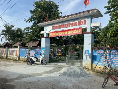 Bán đất Phong Hiền chính chủ sau lưng trường mầm non giá chỉ 6xx triệu/lô, đường lớn