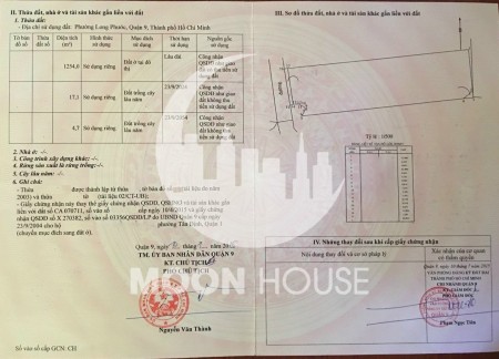 Bán nhà 1275.8m2 đất ở hiện hữu phường Long phước liên hệ xem đất 0907016378