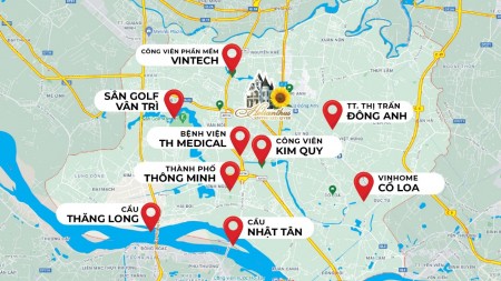 Vimefulland Đông Anh - Khu đô thị kiểu mẫu, giá bán 12 tỷ, miễn phí dịch vụ quản lí