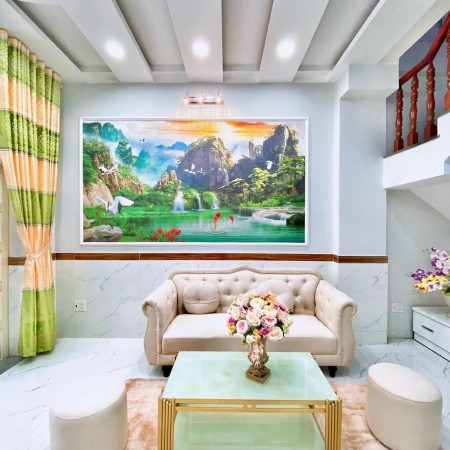 Bán Nhà Gò Vấp, hẻm xe hơi khu phân lô, đúc kiên cố 3 tầng, dt 52m2, giá cực rẻ, lhcc