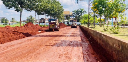 Bán nền đất mặt tiền đường lớn ĐT741 sở hữu lâu dài, sổ riêng từng nền, lh 0939888186