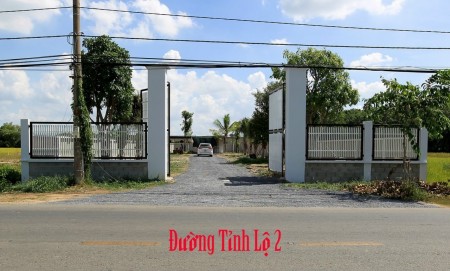 Cần bán gấp đất mặt tiền Tỉnh Lộ 2 xã Trung Lập Hạ gần ngã tư xóm mới