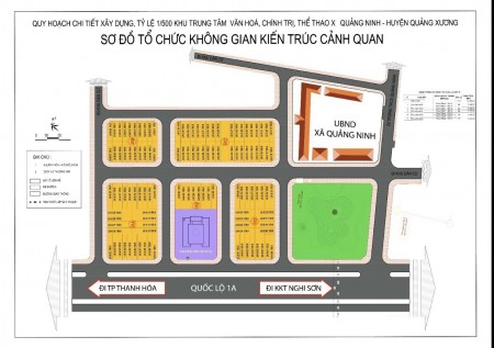 Dãy mặt đường Quốc Lộ 1A mb 5158 Quảng Ninh Quảng Xương, giá bán 1.8 tỷ