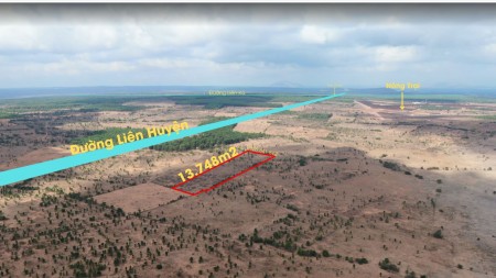 Đất Bình Thuận đường liên huyện diện tích sử dụng 13748m2, Sổ đỏ, giá 95 nghìn/m2