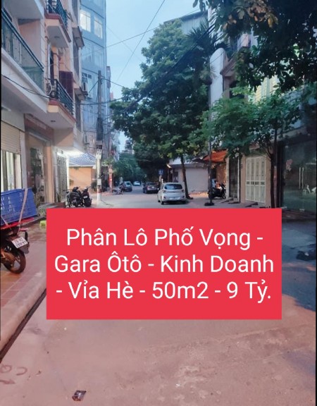 Bán nhà đẹp phân lô Phố Vọng gara ô tô vỉa hè kinh doanh diện tích 50m2 5 tầng giá 9 tỷ