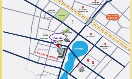 Chung cư Blue Star. Vị trí đắc địa, đẹp nhất Trâu Quỳ, Gia Lâm, liên hệ xem nhà 0983253436