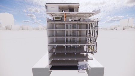 Tòa Nhà Văn Phòng Võ Chí Công 9 tầng 1 hầm ô tô tránh đỗ thông sàn dt 170m2 giá 37 tỷ