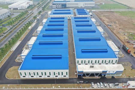 Cho thuê nhà xưởng diện tích sử dụng 7479m2 ở khu công nghiệp Visip Hải Dương