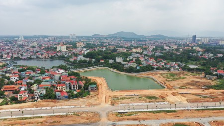 River Bay Vĩnh Yên, chỉ từ 32tr/m2 sở hữu ngay lô biệt thự 200m, Đường 32m, View Hồ Đầm Vạc 300ha