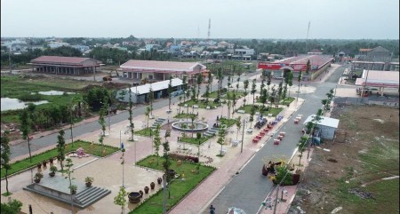 Đất nền dự án khu dân cư thị trấn Thạnh Phú, phương thức thanh toán đa dạng, sổ sẵn