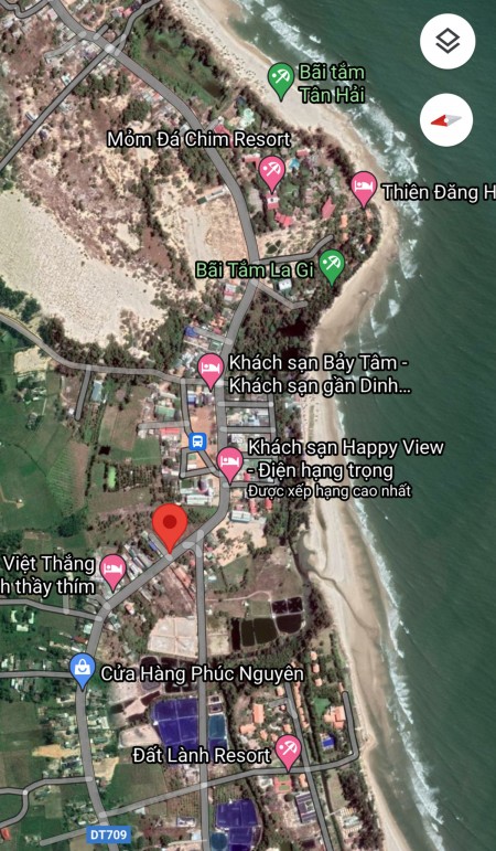 Bán đất mặt tiền Lý Thái Tổ, biển La Gi, gần Dinh Thầy Thím, full thổ cư, giá rẻ