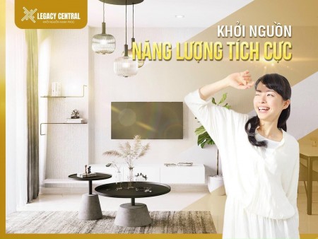 Bán căn hộ mới. khởi ngồn năng lượng tích cự Legacy Central tiện ích đủ, lh 0336089262