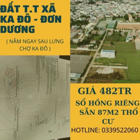 Vị Trí Đang Hot Tại Trung Tâm Ka Đô Đơn Dương Giá Ưa Đãi Mùa Dịch, thổ cư 100%