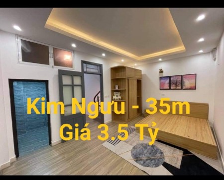 Bán nhà Kim Ngưu nguyên căn đẹp còn mới, ở ngay, tặng nội thất, 2 mặt thoáng, dt 35m2, giá 3.5 tỷ