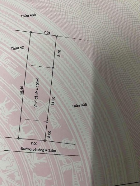Chính chủ cần bán lô đất Phước Lâm gần nhà thờ giá bán nhanh 2.1 tỷ, lh 0785352352