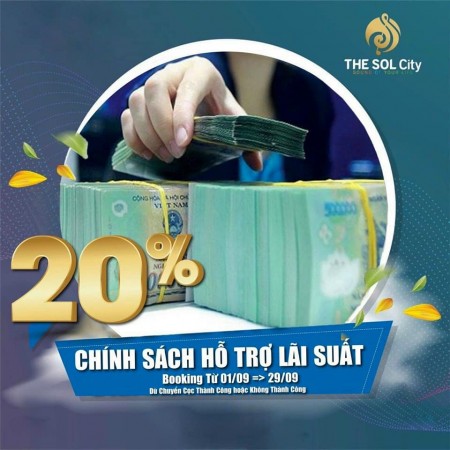 The Sol City Nam Sài Gòn chính thức nhận booking giai đoạn 3 (Tháng 9), giá thoả thuận