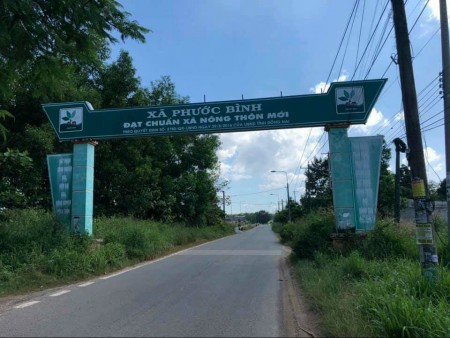Kẹt tiền bán đất 1000m ấp 5 Phước Bình, đường bê tông ô tô quay đầu, trong KDC, cách Trạm Y Tế 800m