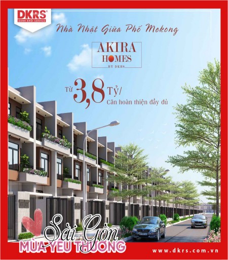 Booking 50tr đặc quyền ưu tiên chọn vị trí đẹp vhà phố Nhật AKIRA HOME đầu tiên ở ST .