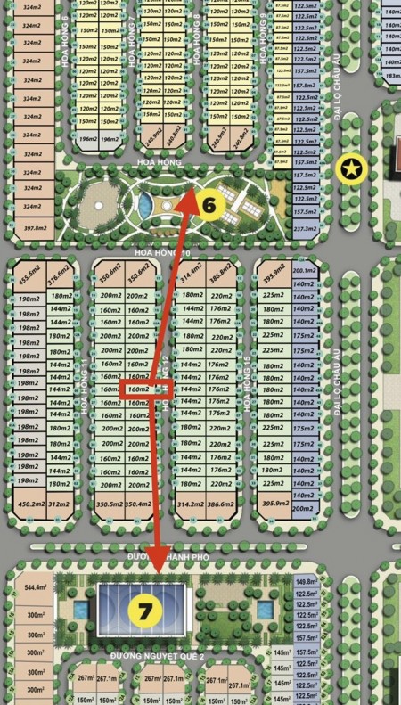 Suất ngoại giao căn liền kề nhà vườn 160m2, nằm ngay trung tâm dự án Vinhomes Star City Thanh Hóa