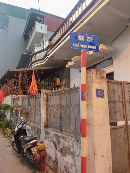 Chủ cần bán đất tặng nhà cấp 4 mặt ngõ rộng Vĩnh Hưng Quận Hoàng Mai giá chỉ hơn 1 tỷ