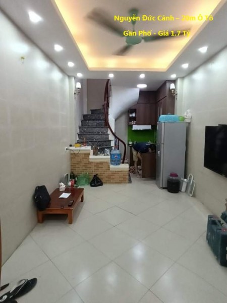 Nguyễn Đức Cảnh, 20m ô tô, cạnh phố, ở ngay, diện tích 21m2 5 tầng giá bán 1.69 Tỷ