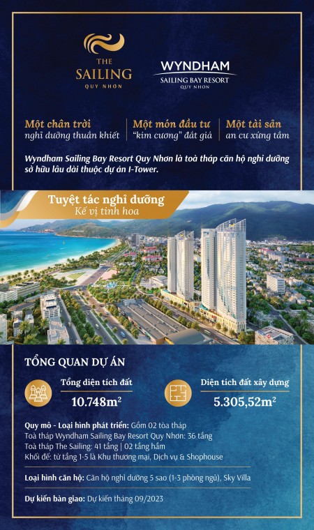 Khách hàng đầu tư quan tâm căn hộ The Sailing Quy Nhơn liên hệ 0582121540, sổ sẵn