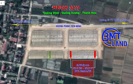 Mặt bằng quy hoạch 3211 Quảng Định Quảng Xương Thanh Hóa giá cắt lỗ tiện đầu tư