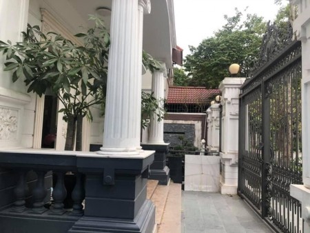 Bán BT Siêu đẹp KĐT Việt Hưng, 250m, 4 tầng, thang máy, sân vườn bao quanh: 32 tỷ