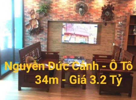 Nguyễn Đức Cảnh, nhà đẹp, ở ngay, hai mặt thoáng, gần phố, ô tô, dt 34m2, 5 tầng, giá 3.2 tỷ