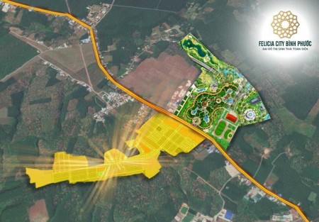 Những nền biệt thự view đồi cuối cùng tại Felica City Bình Phước giá chỉ từ 4 triệu/m2