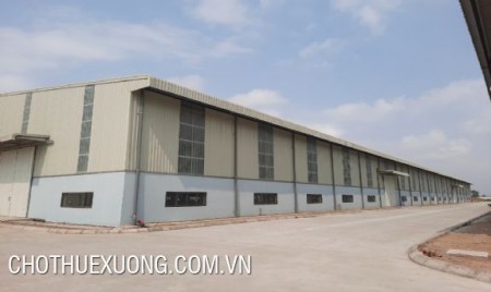 Cho thuê nhà xưởng 6500m2 mới tại KCN Khánh Phú, Ninh Bình