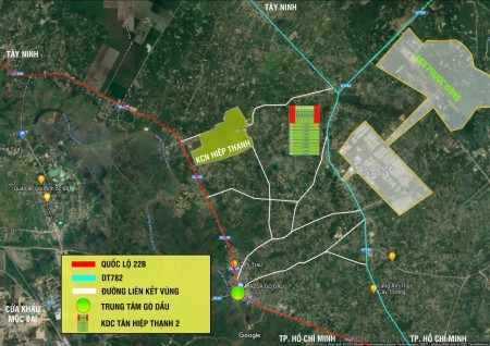 Bán đất thổ cư vùng ven cạnh khu công nghiệp Hiệp Thạnh, Gò Dầu, Tây Ninh, full thổ cư