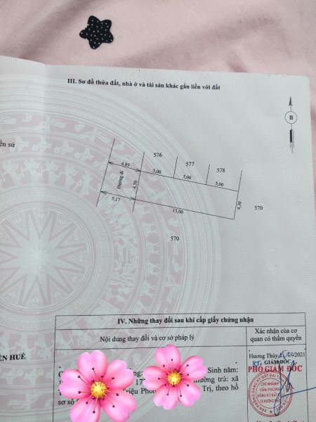 Bán đất phân lô Hương Thuỷ giá đầu tư chỉ 7xx triệu, thổ cư 100%, đường bê tông 5m